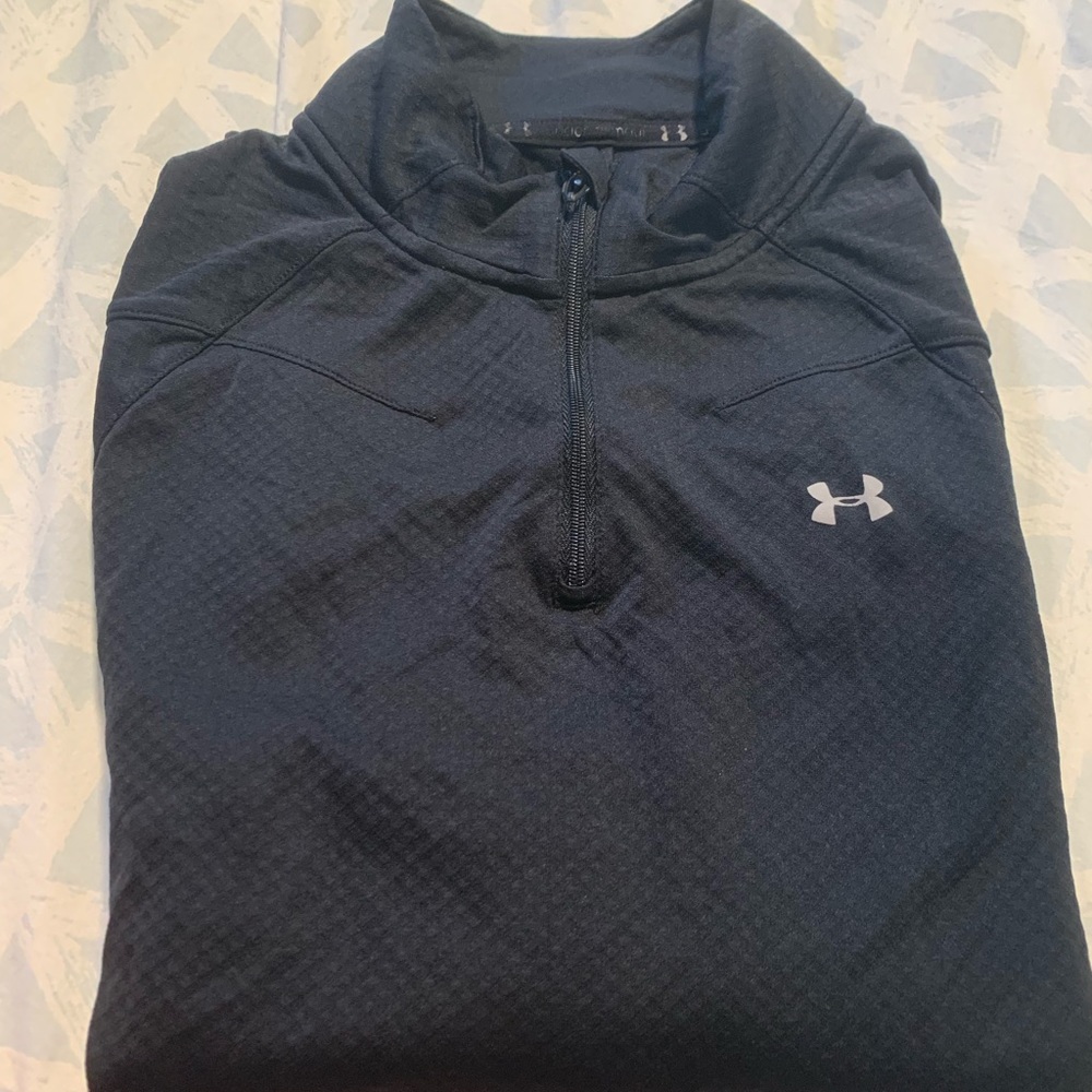 Underarmor pull over zip up